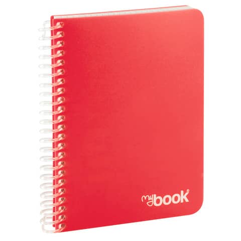 Quaderno spiralato Nikoffice 70 g formato A6 - 1 rigo - 30NIK040/7